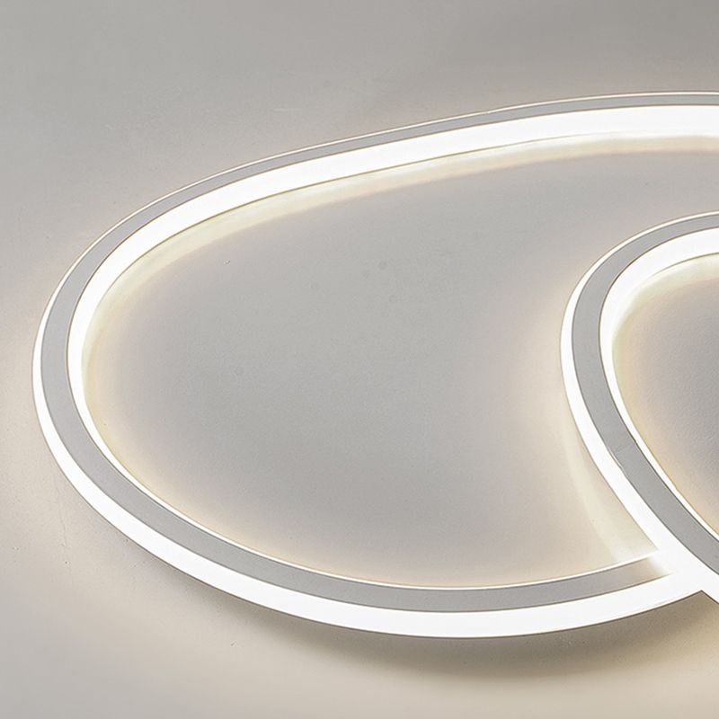 Modern Simple Style Iron Ceiling Light Geometry LED Ceiling Lamp for Living Room