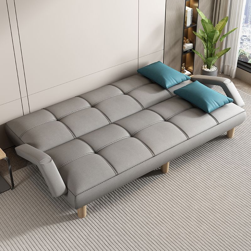 Scandinavian Futon Sleeper Sofa Bed Biscuit Back Futon Sleeper Sofa