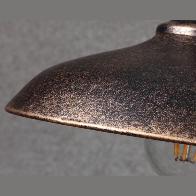 Industrial Retro Barn Wall Lamp Wrought Iron 1-Light Wall Light for Exterior Spaces