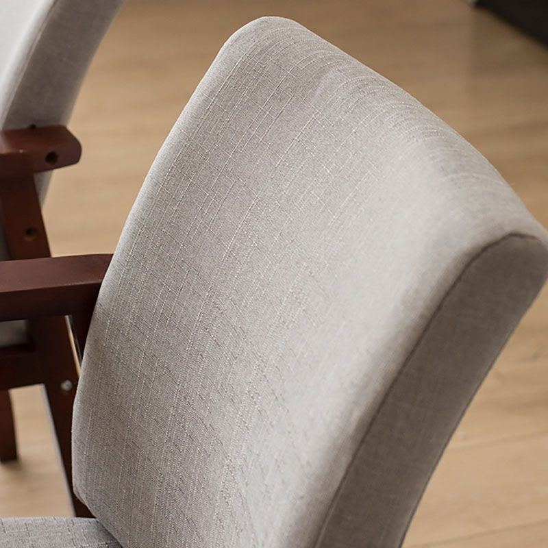 Fauteuil à dossier solide rembourré contemporain, finition mate, chaise de salle à manger pour la maison
