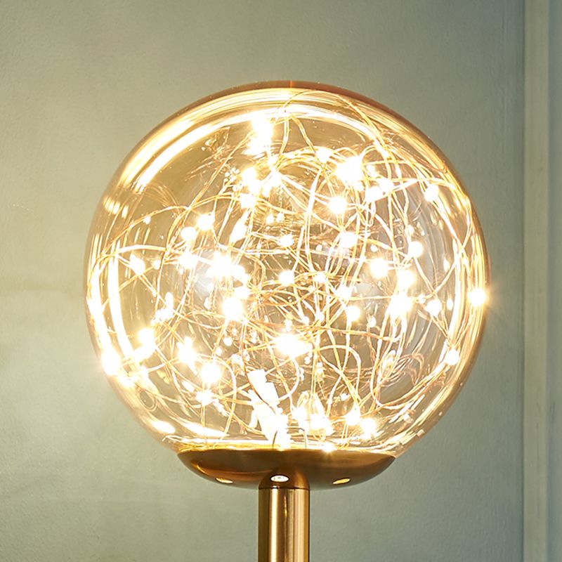 Glass Globe Wall Sconces Modern Style 1 Light Wall Mounted Lamps