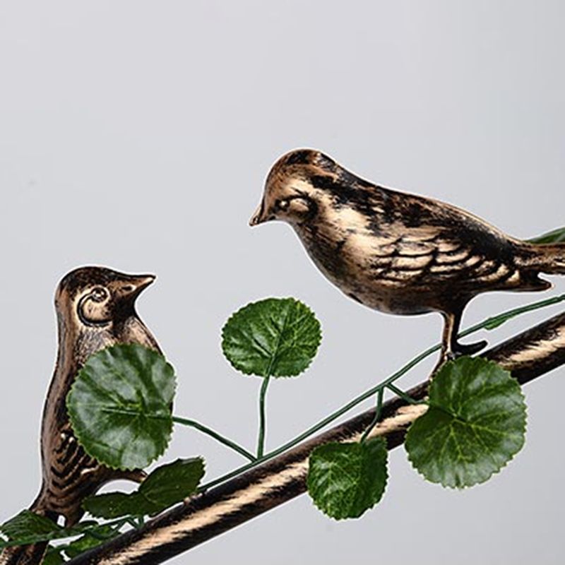 Industrial Style Hanging Lamp Iron Frame Island Light Fixture for Bar (Included Leaves)