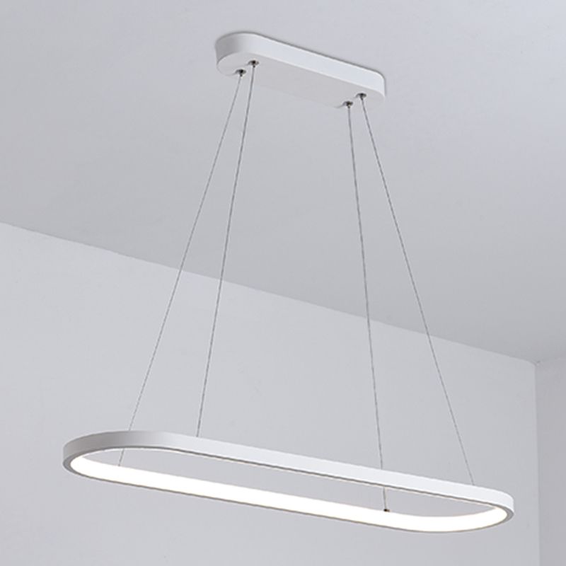 Araña de araña geométrica moderna lámpara de araña de metal de araña de metal