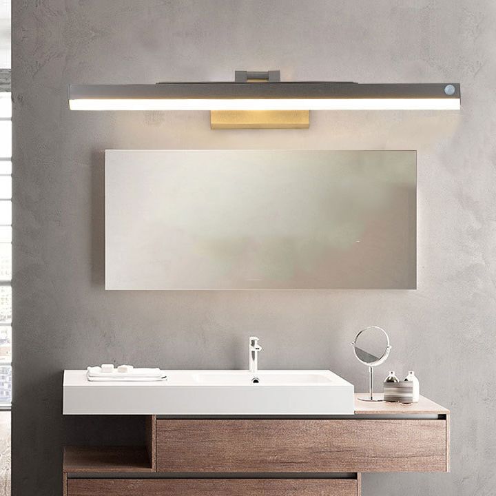 Lampes murales linéaires de style moderne en métal 1 Éclairage mural clair idées d'éclairage