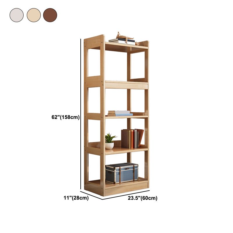 Open Shelf Storage and Display Shelves Bookcase Modern Wooden Bookshelf for Living Room