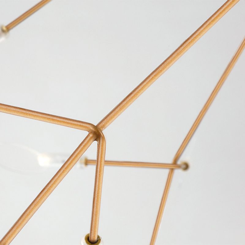 Candeliers modernos para accesorios de iluminación de araña redonda de vestíbulo con sombra acrílica