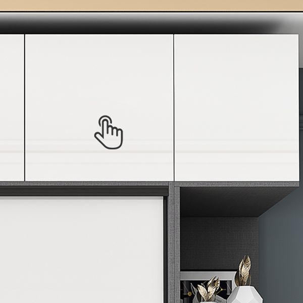 Sliding Engineered Wood Wardrobe Closet Modern Wardrobe Armoire