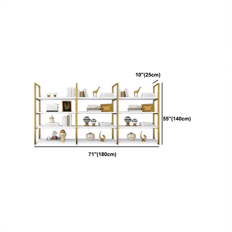 Rectangle Wooden Shelf Bookcase Wall Mounted Industrial Home Office Bookshelf