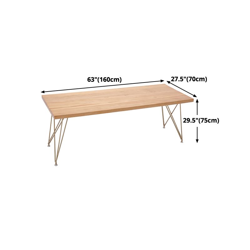 Mesa tradicional de comedor de madera maciza de pino de mesa de lujo para el hogar