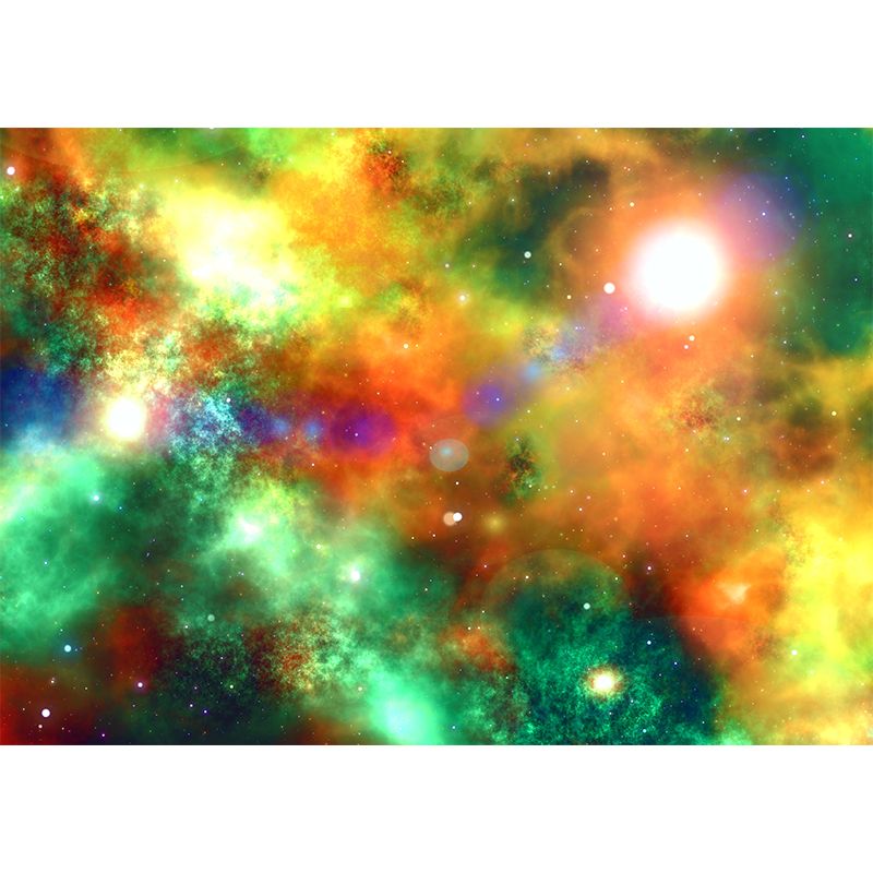 Decorative Photography Mural Wallpaper Starry Sky Indoor Wall Mural