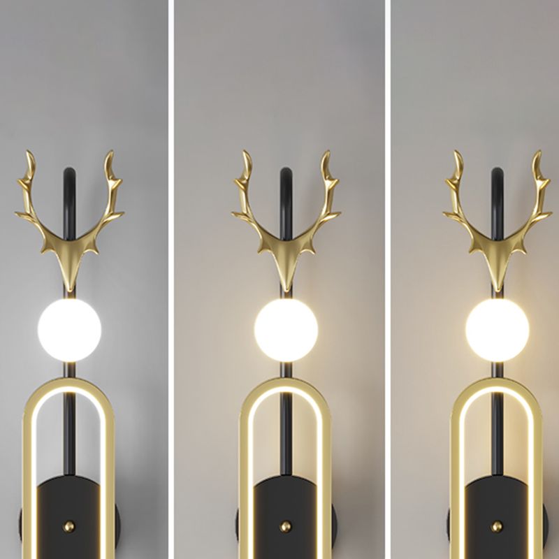 Moderner Stil Metall Wandleuchte kreative LED -Wandleuchte Leuchten für Schlafzimmer