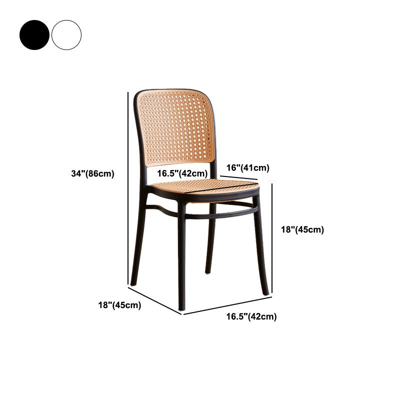 Nordic Style Bar-stool Plastic Bar Stool with Plastic Legs for Home