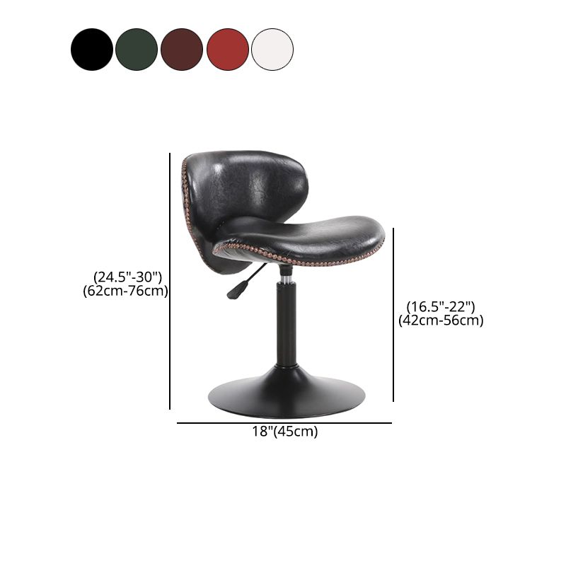 Modern Liftable Bar-stool PU Leather Counter Bar Stool with Metal Legs for Bristol