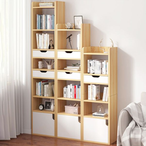 Multiple Colors Modern Style Bookshelf Engineer Wood Bookcase