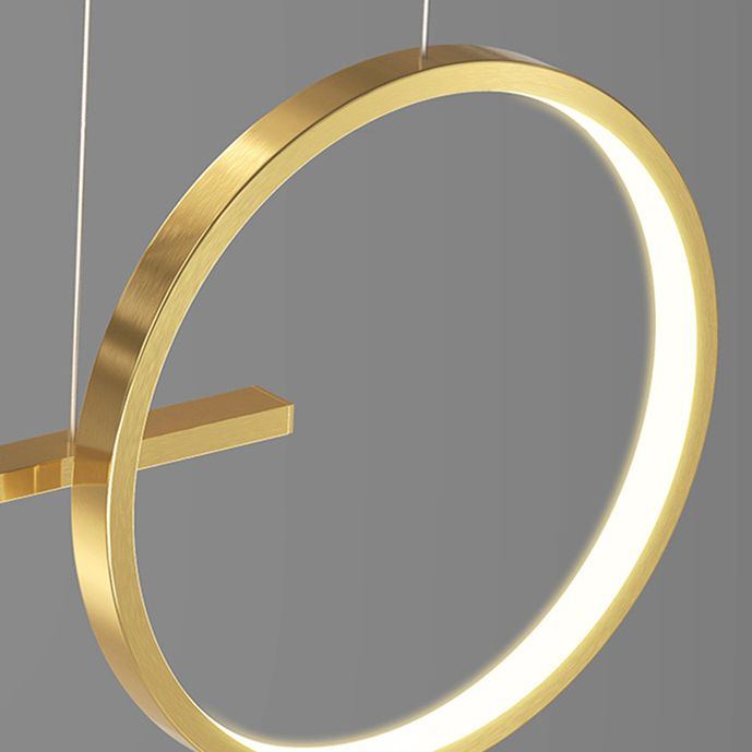 Modern Pendant Lighting Geometric Chandelier Light Metal 8 Light Island Lighting