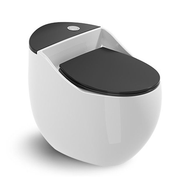 Modern Toilet Concealed Tank One-Piece Flush Toilet with Slow Close Seat