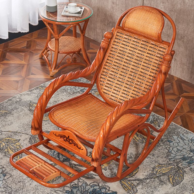 Traditional Wicker Rocking Chair Rocker Chair for Living Room