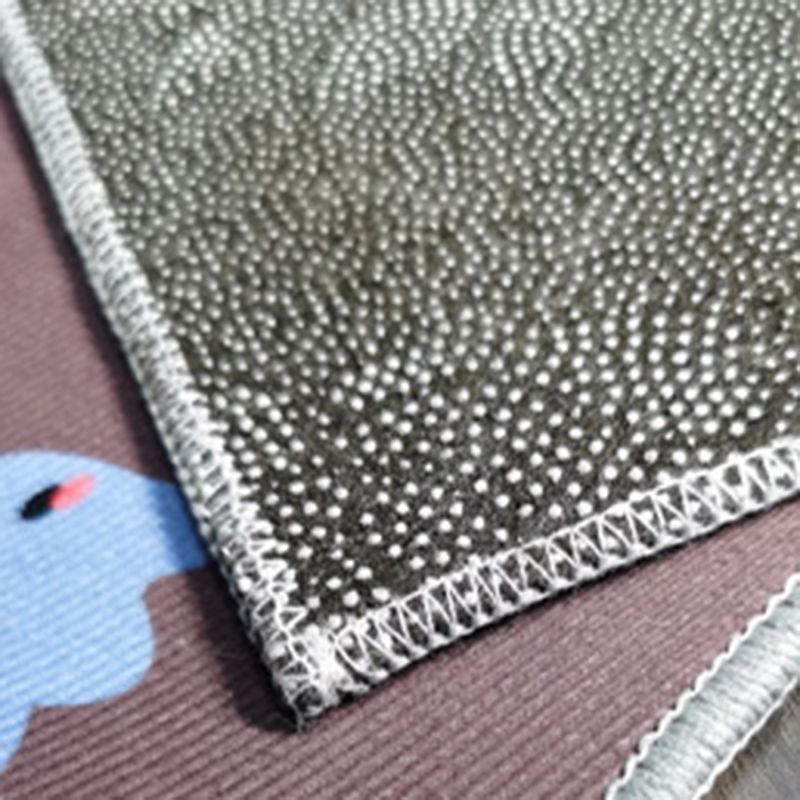 Tapis d'intérieur lavable en polyester, bloc de couleurs moderne, pour la décoration de la maison