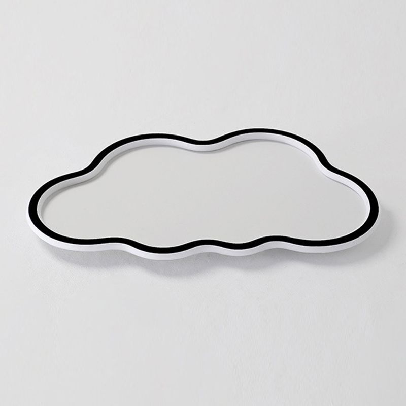 Plafoniera da incasso a forma di nuvola in metallo LED vicino alla lampada da soffitto per camera da letto