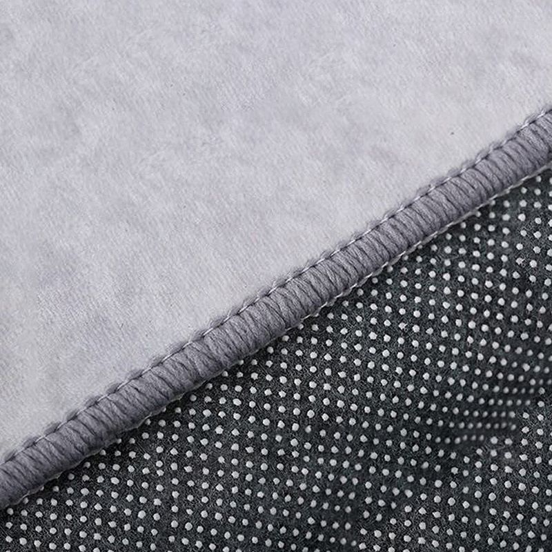 Brown Modern Carpet Polyester Geometry Carpet Washable Carpet for Home Decor