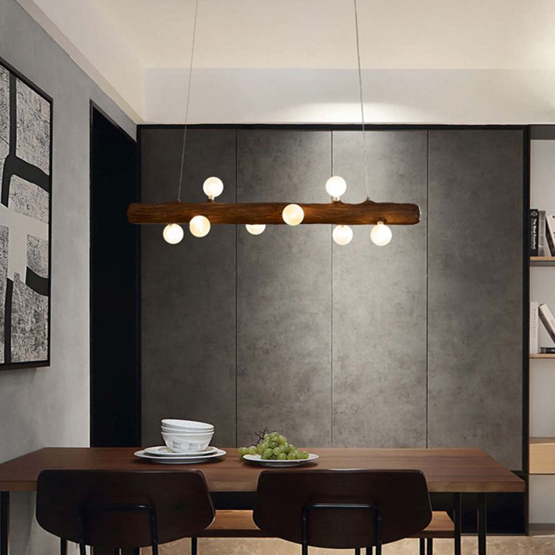 Glass Island Lighting Fixture Modern Style Pendant Lighting Fixture