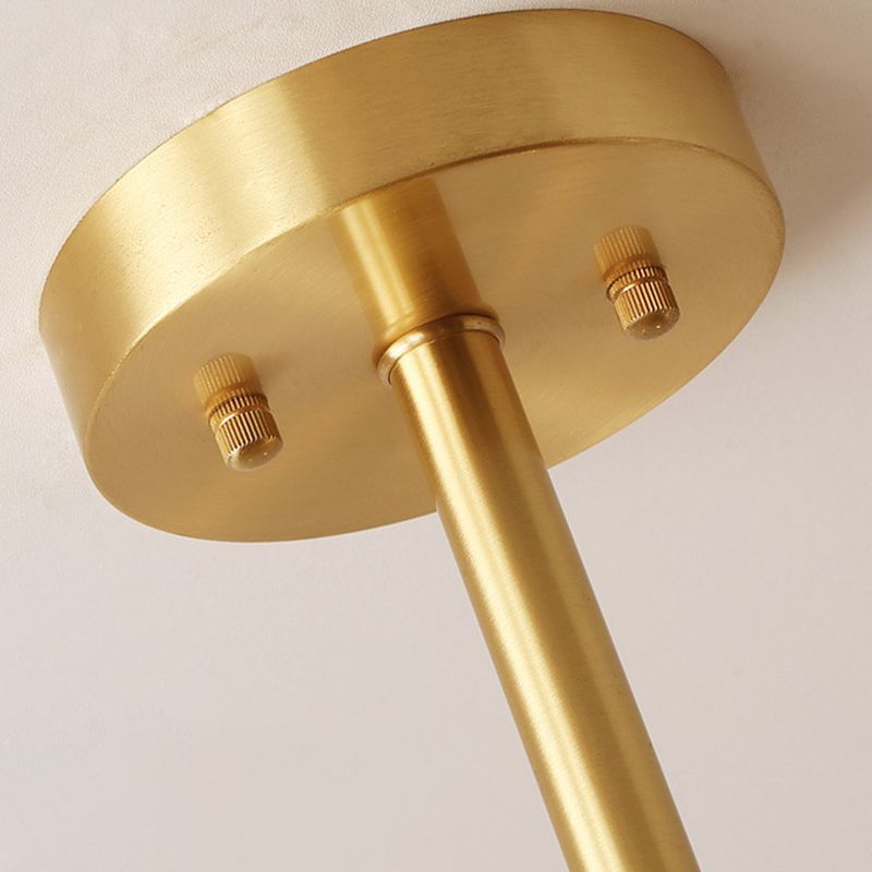 Lampade per lampadari radiali di semplicità moderna Lampade a sospensione in vetro per il ristorante