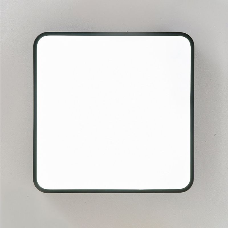 Plafonnier encastré géométrique en acrylique, plafonnier à 1 lumière de style moderne