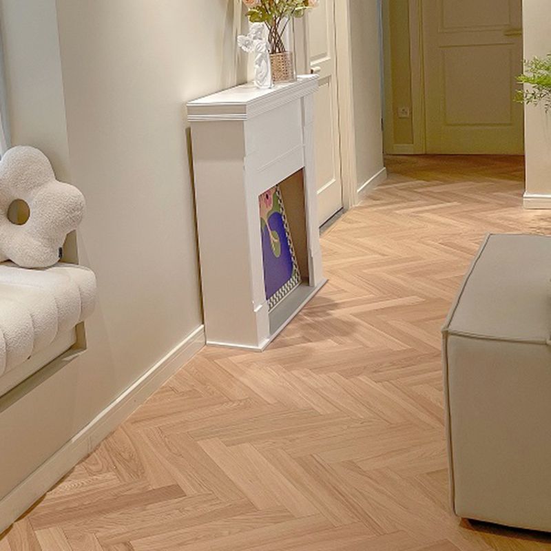 Click-Locking Plank Flooring Solid Wood Contemporary Hardwood Deck Tiles