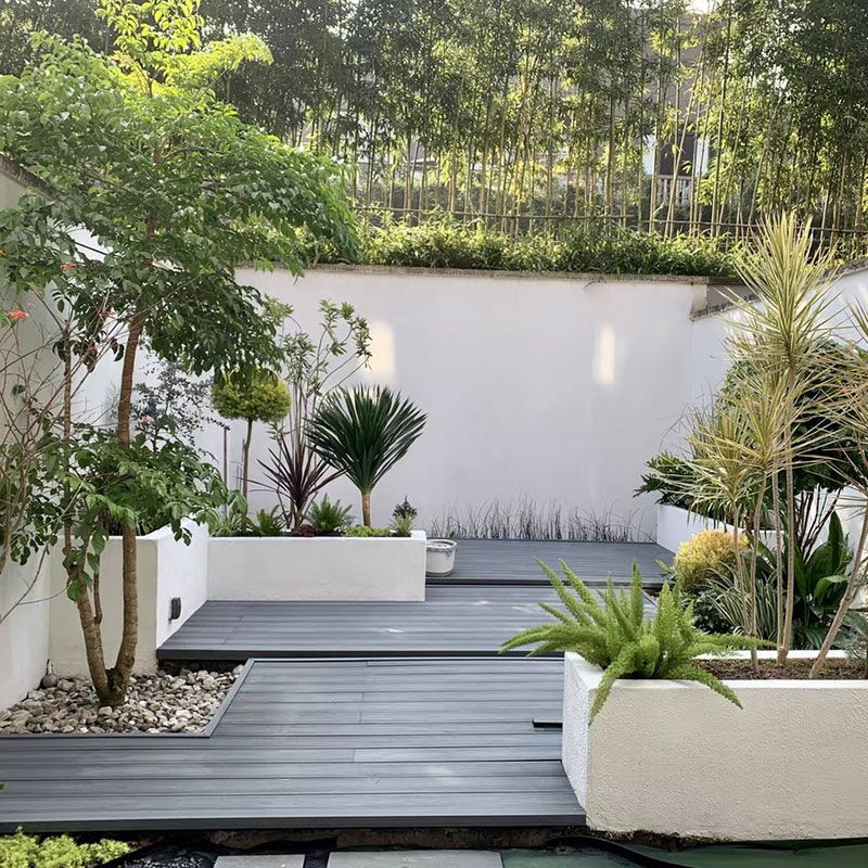 Modern Plastic Wood Laminate Scratch Resistant Laminate Plank Flooring for Outdoors