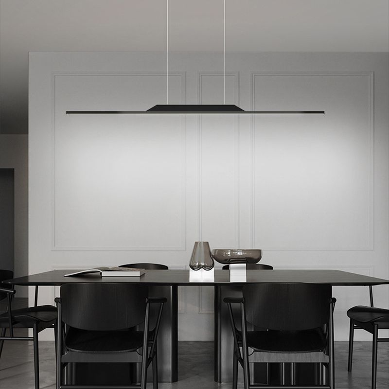 Linear Island Lighting Modern Kitchen Island Lighting Metal 1 Light Island Chandelier