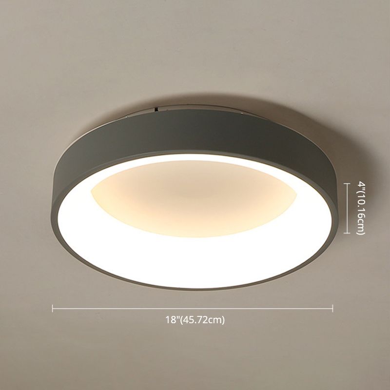 Circular Flush Mount Ceiling Lights Modern Acrylic Flush Light