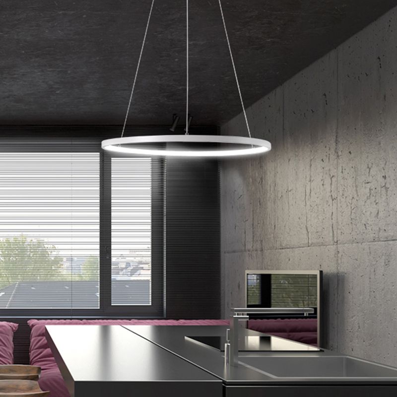 Forme de roue moderne Chandelier Light Metal 1 lustre d'éclairage léger