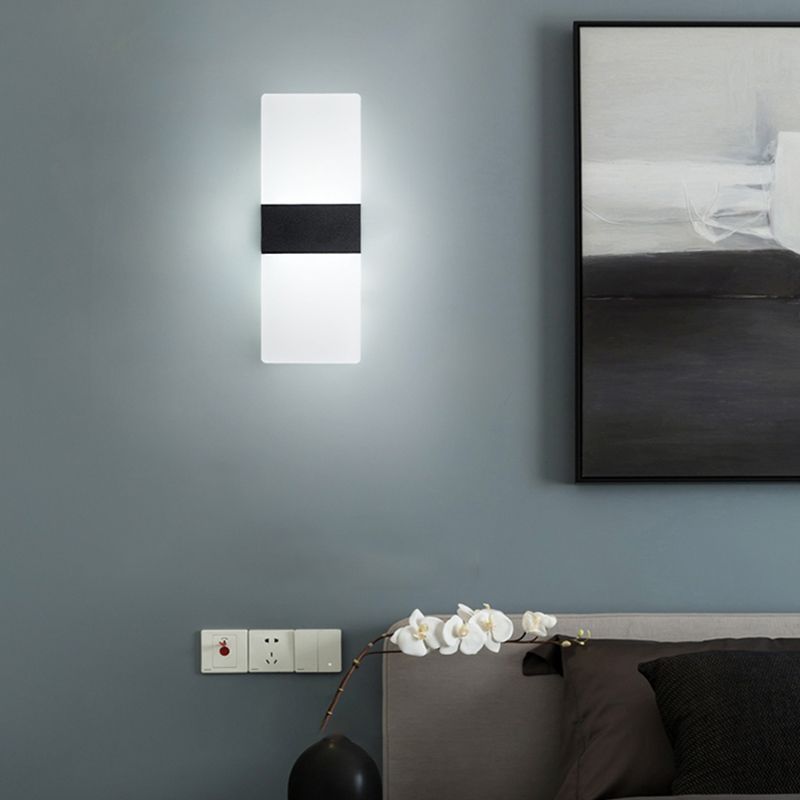Geometry Shape Metal Wall Light Modern Style 1 Light Wall Mounted Light Fixture