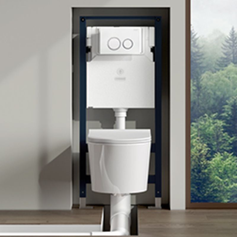 Contemporary One Piece Flush Toilet Wall Mount Urine Toilet for Bathroom