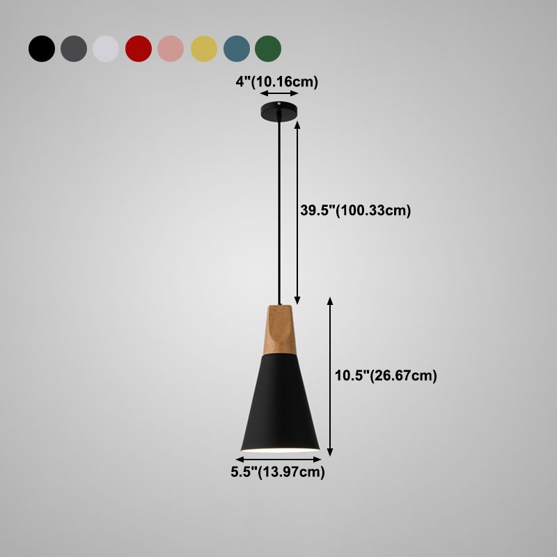 Simplicity Hanging Lamps Macaron Pendant Light Fixture for Bedroom Foyer