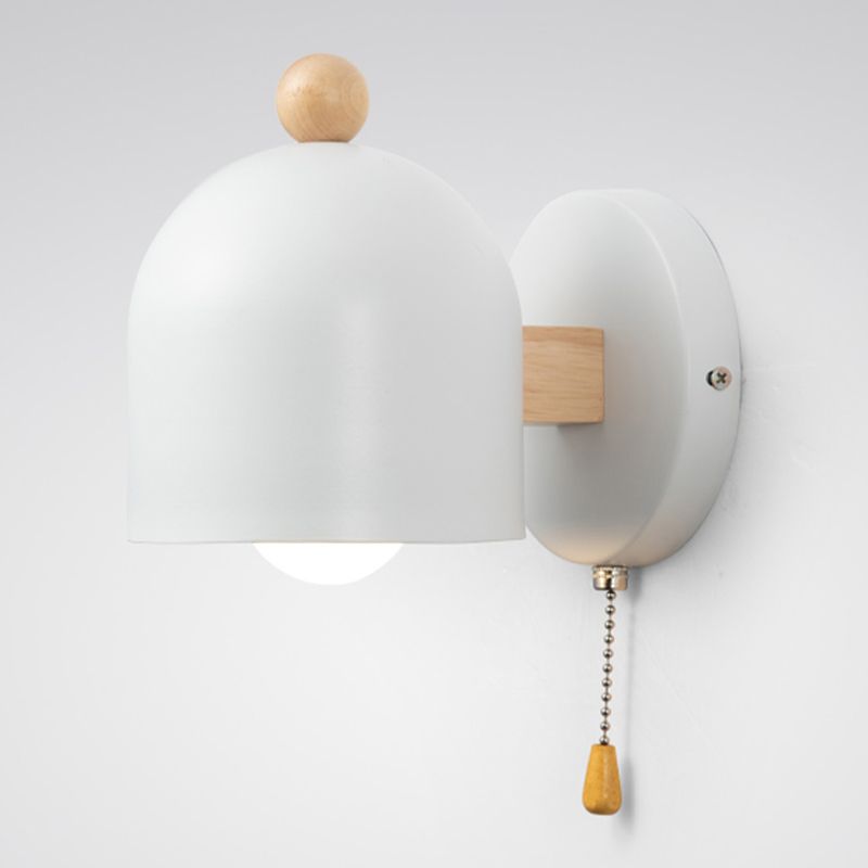 Modern Style Cylinder ShaPe Wall Sconce Metal 1 Light Sconces for Bedroom