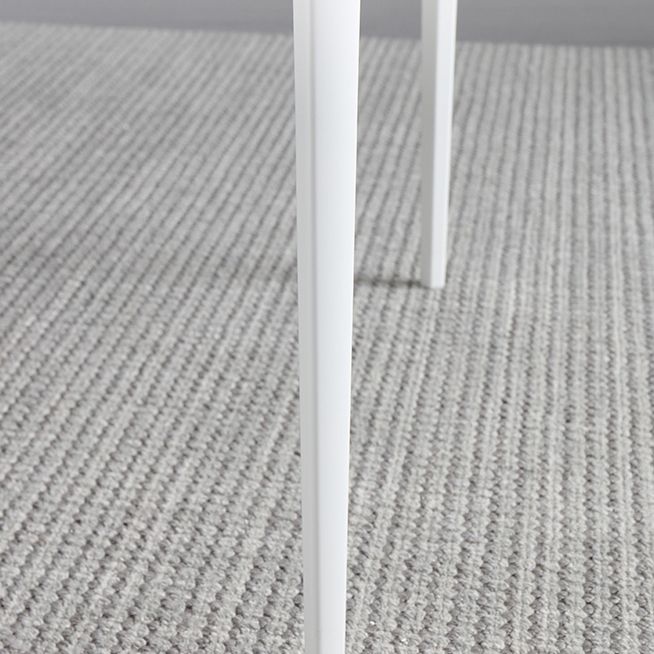 Modern White Dining Table Set 1/2/5/6/7 Pieces Rectangle Dinette Set with Sintered Stone