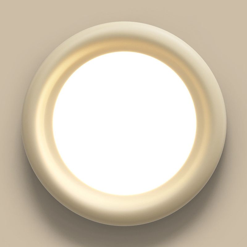 Contemporary Resin Flush Mount Ceiling Light Fixture for Bedroom