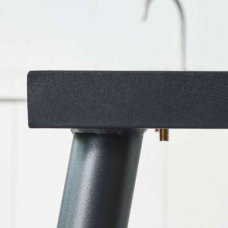 Sintered Stone Rectangle Dining Table Industrial Dining Room Table