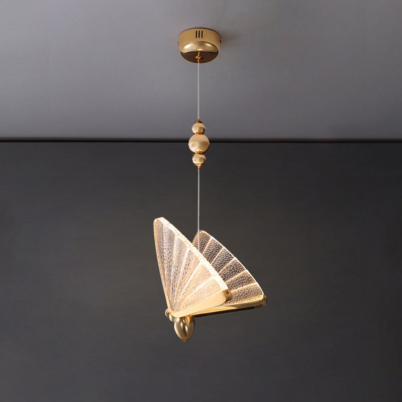 8.6 "brede acryl vlinder hangend licht leuntstijl eenvoud verlichtingsarmatuur voor coffeeshop restaurant