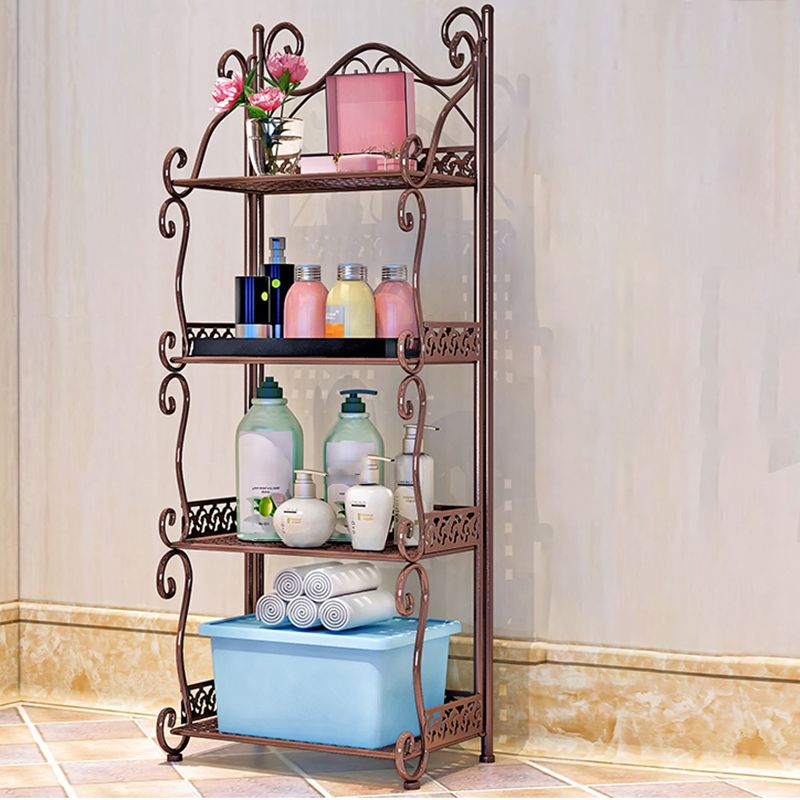 Glam Style Bookcase Shelf Open Back Bookcase for Study Room and Office