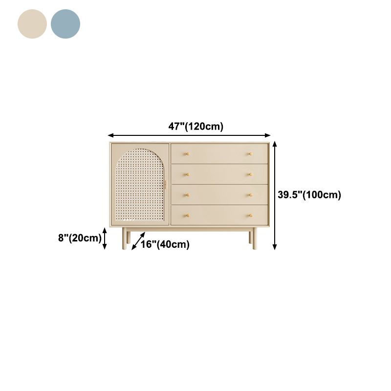 Modern Rectangle Storage Server Wooden Sideboard with Drawers and Doors