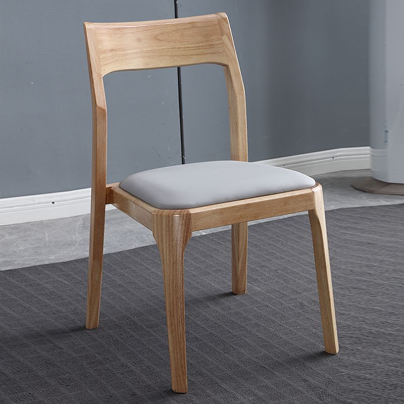 Traditional Armless Dining Chairs Open Back Dining Side Chair