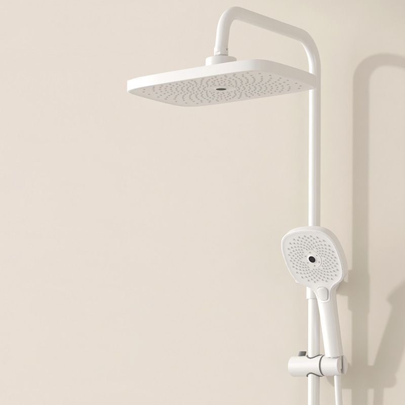 Adjustable Spray Pattern Shower System Square Wall Mounted Shower Hose Shower System