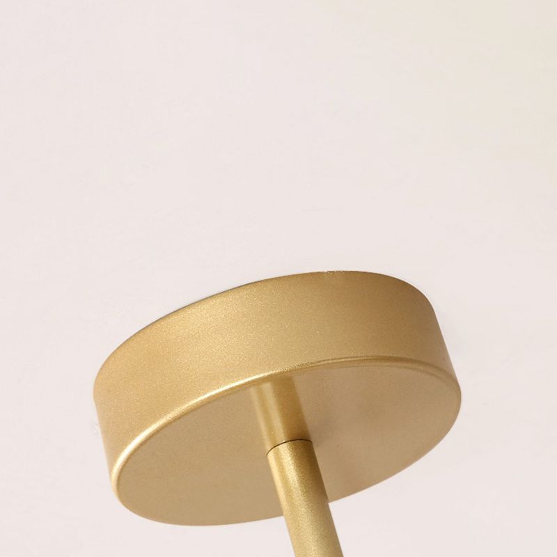 Spherical Shape Chandelier Modern Style Glass Multi Light Hanging Lamp for Restaurant