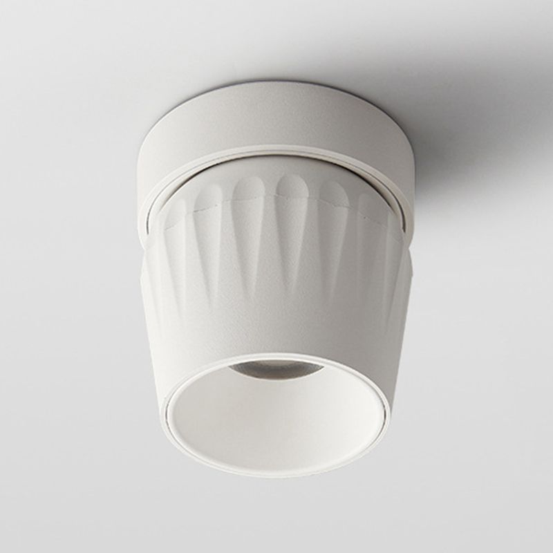 1 Light Cylinder Flush Light Simplicity Metal Flush Mount Lights
