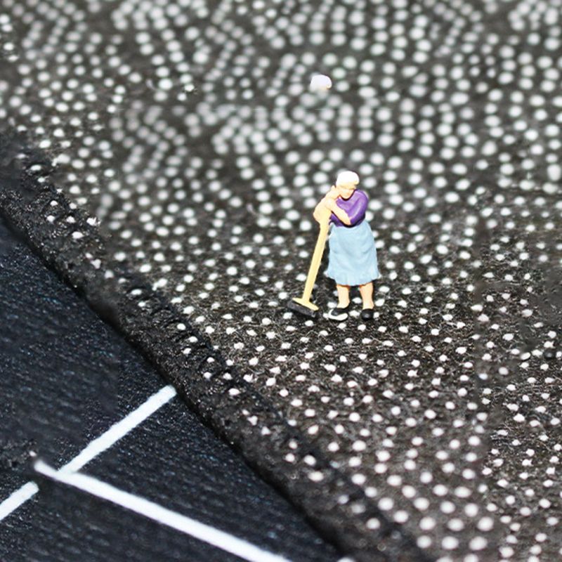 Apricot Color Block Carpet Polyester Casual Carpet Washable Carpet for Living Room