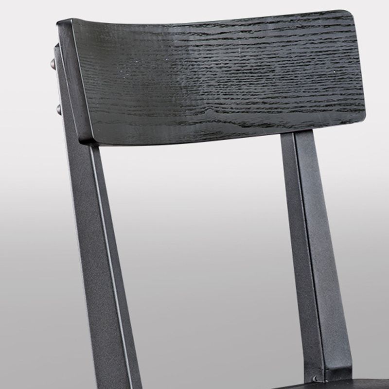 Contemporary Metal Counter Height Stools with Footrest Bar Stool in Silver