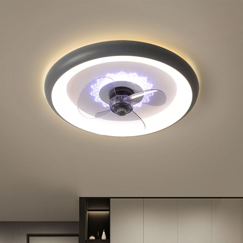 Macaron LED de plafond de beignet métal