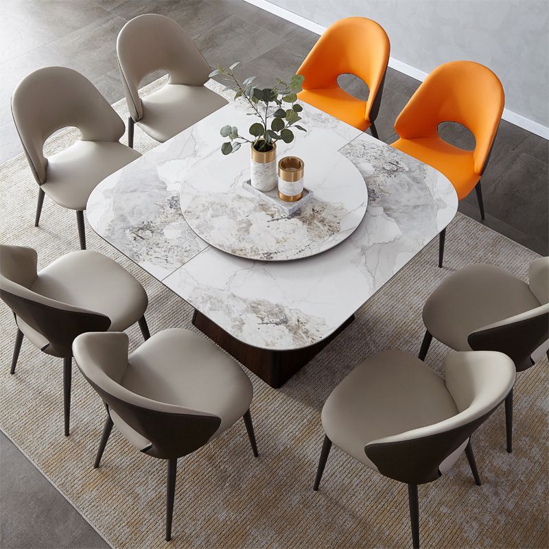 Modern Style 1/4/5/9 Pieces Dining Set Sintered Stone Dining Table Set for Kitchen